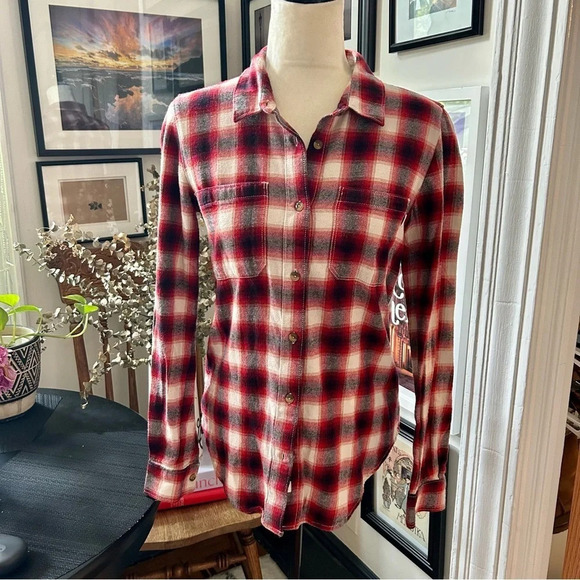 Vans Tops - Vans‎ Women’s Plaid Flannel Button Up Shirt